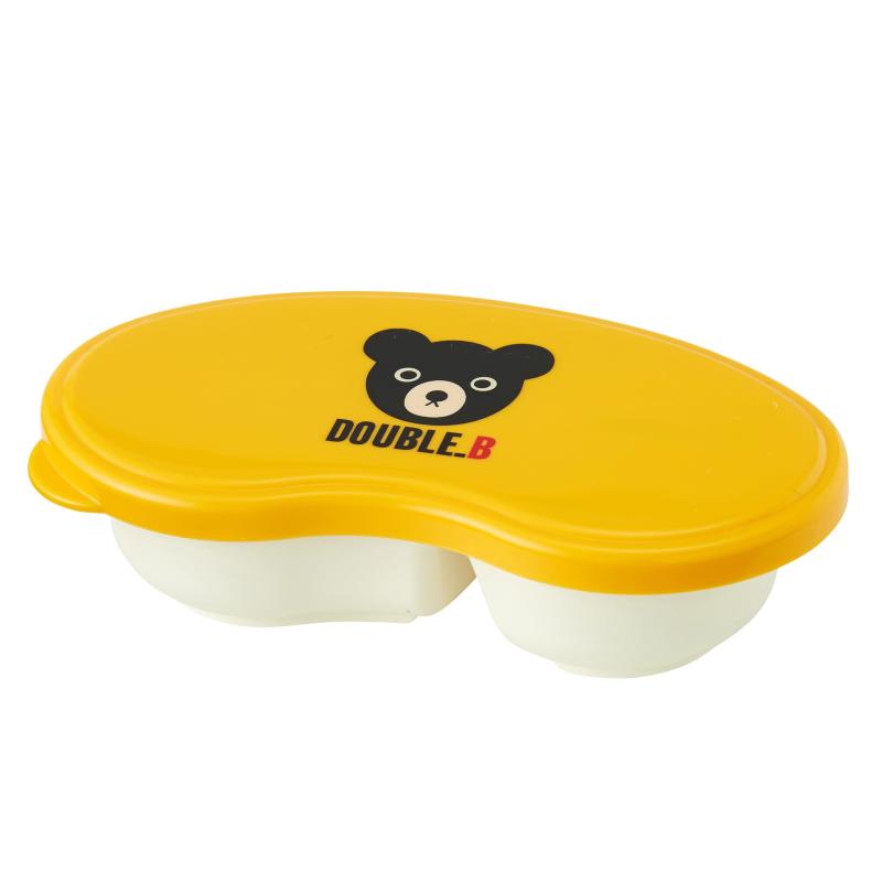Other - [ミキハウス] ミキハウスダブルビー 離乳食器 離乳食 食器 ベビー食器 くま 日本製 男の子 女の子 ベビー キッズ 赤ちゃん 子供用 66-7008-957 黄