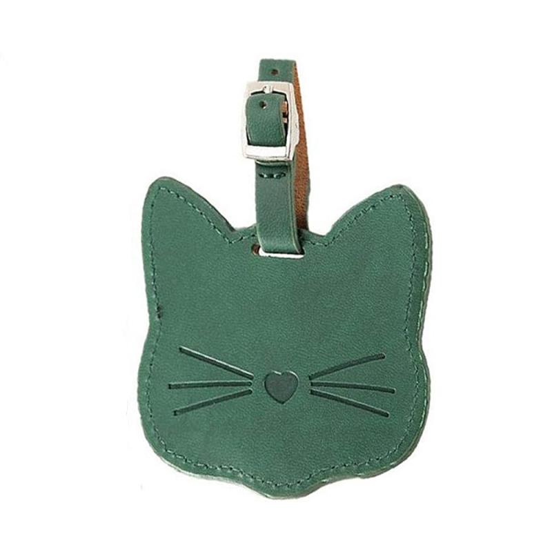 乐天商城 - 猫 ネームタグ バッグタグ 荷物タグ スーツケースタグ PUレザー 可愛い 軽量 柔軟 耐用 取り外し簡単 旅行タグ 紛失防止 お子様バッグ/スーツケース/スポーツバッグ 旅行 出張用