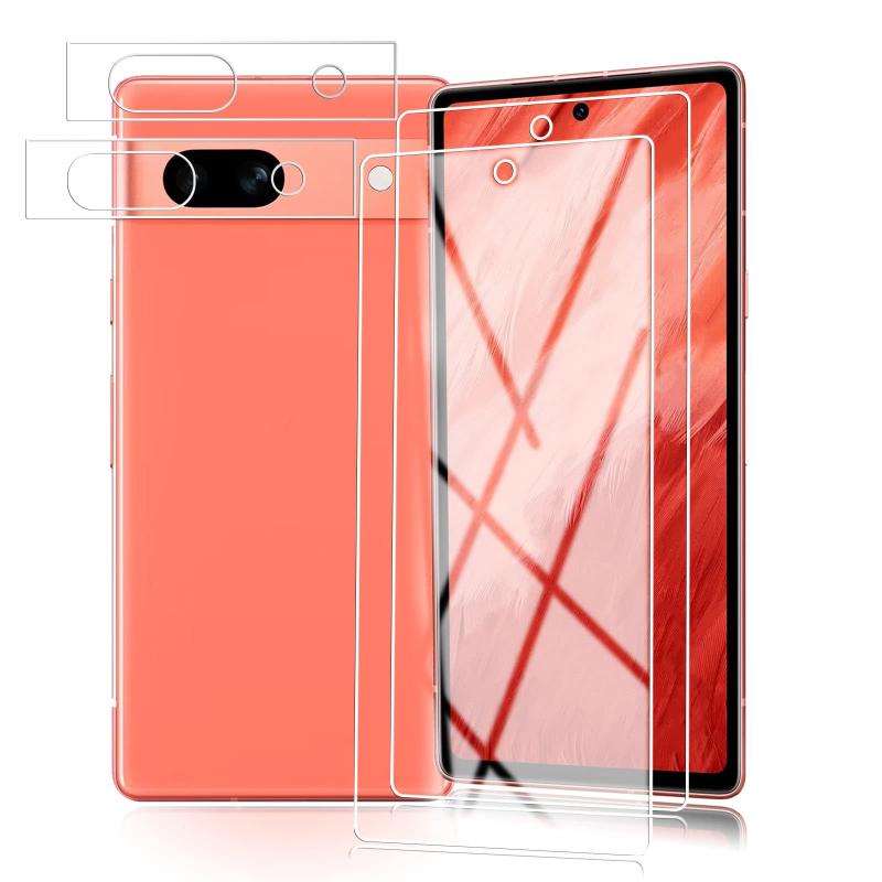 乐天商城 - 4枚入りfor Google Pixel 7A 5G Softbank 専用ガラスフイルム [2枚] +カメラフィルム [2枚] for Google Pixel 7A 5G レンズ保護フィルム 強化ガラスフィルム 貼り付け簡単 硬度9 気泡ゼロ 飛散防