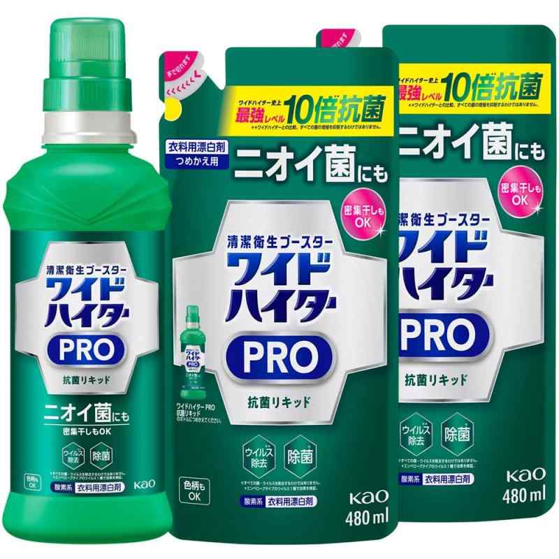 楽天市場】ワイドハイター pro 抗菌リキッド 詰め替え480mlの通販