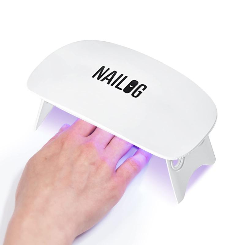 乐天商城 - ILOG UV＆LED ネイル用ライト, ミニ6W , USB式ジェルネイルランプ、高速硬化、折りたたみ式、持ち運び便利