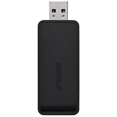 BUFFALO WiFi 無線LAN 子機 WI-U3-866DS 11ac 866+300Mbps USB3.0対応OS:Windows 10/8.1/7、Mac OS X 10.11/10.10インターフェース:USB3.0/USB2.0準拠規格:11ac/11n/11a/11g/11b準拠転送速度:11ac:866M、11a:54M、11n:300M、11g:54M、11b:11Mアクセス方式:インフラストラクチャーモードセキュリティー:WPA2-PSK、WPA-PSK、WEP電源:5V(USBより給電)最大消費電力:4.外形寸法(幅×高さ×奥行):74×27×14mm本体のみ(突起部除く)質量:約18g動作環境:温度 0~40℃、湿度 10~85%結露なきこと主な付属品:USB延長ケーブル(0.5m)、フック、エアナビゲーター2 CD、取扱説明書、書