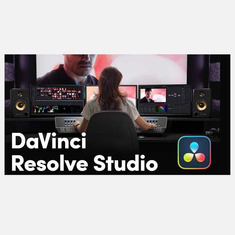 Blackgic Design (ブラックマジック デザイン) DaVinci Resolve Studio (ダビンチリゾルブスタジオ) 編集用ソフトウェア (アクティベーションカード)