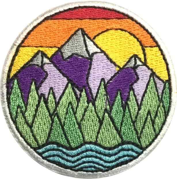 樂天商城 - 山と川の冒険 アウトドアパッチ