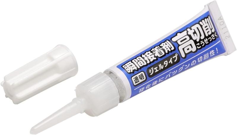 ウェーブ マテリアルシーズ 瞬間接着剤 高切削 ジェルタイプ 透明 プラモデル用接着剤 OM-017