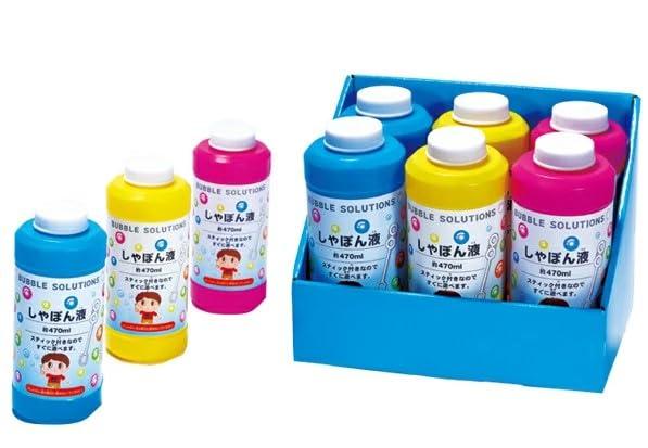 オンダ(da) 玩具 シャボン液 しゃぼん液 ボトル 約470ml 3本セット 吹き棒 スティック 付き 色指定不可 3Pオマケで中にスティックが1本入っており、すぐに遊べますパッケージサイズ：(約)高さ16.0×幅7.0×厚さ7.0cm内容量：470ml対象年齢：3才以上ブルー・イエロー・ピンクの3色アソート(色はお選びいただけません)