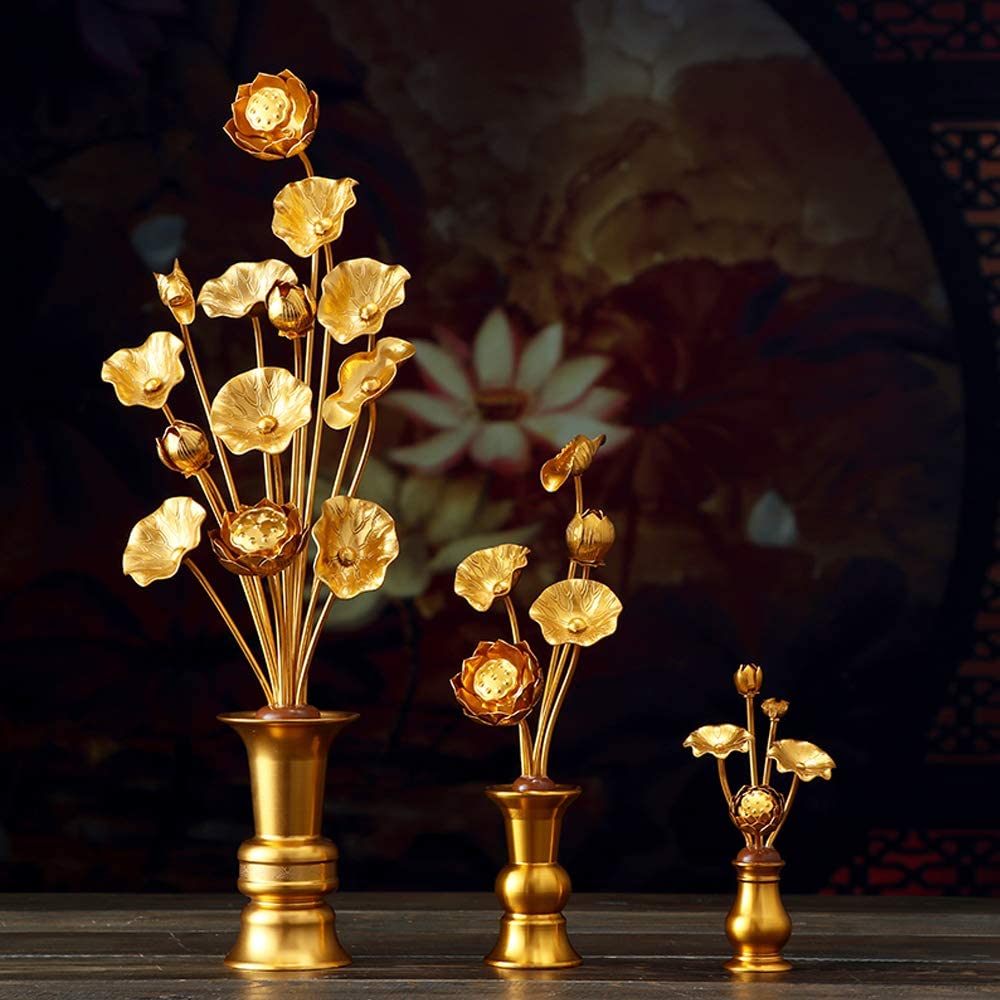 常花 仏花 常花セット 花立 お仏壇用仏具 Sサイズ 高さ13.5cm 幅4.5cm 蓮花 はすはな 花立付き 2個セット 蓮華 仏壇 仏具 冠婚葬祭 宗教