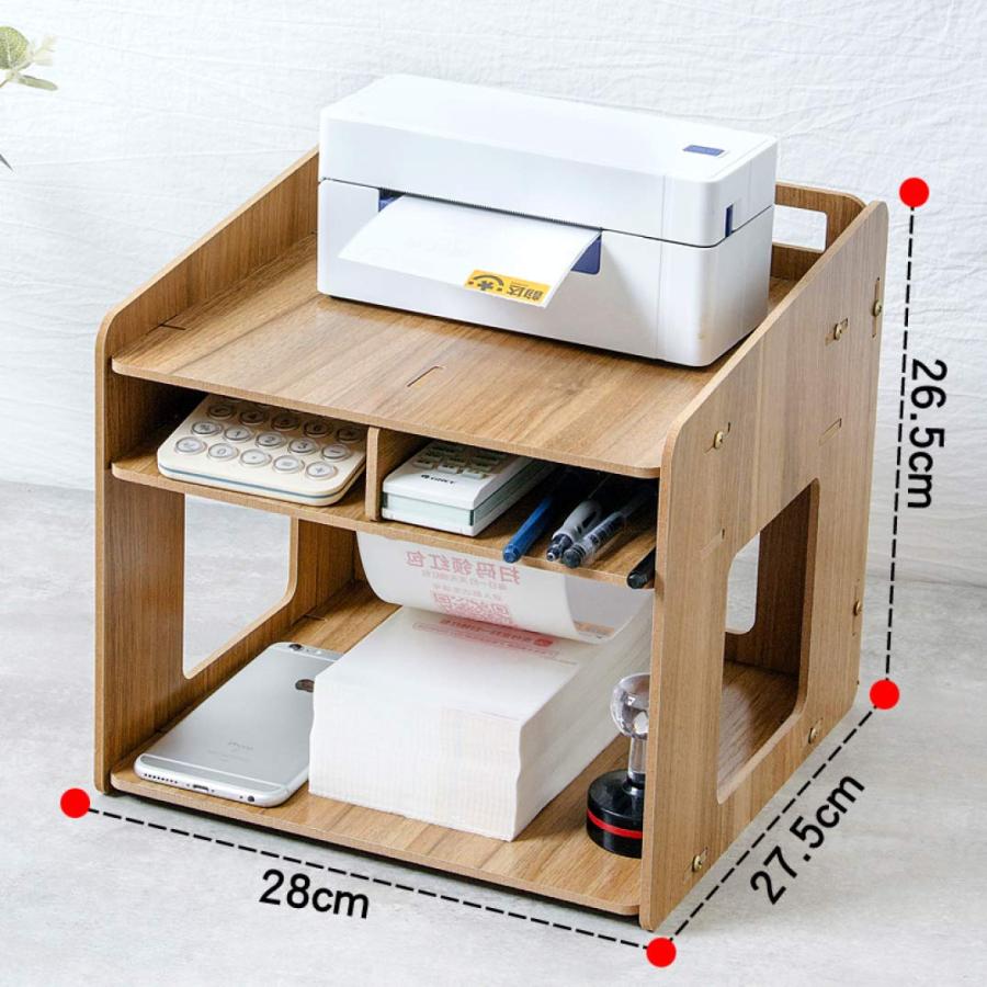 卓上収納ラック 収納スタンド 3段式 4仕切り 新聞/雑誌/書類入れ メモ帳/ペン/スマホまで収納 机上用品 文具 小物入れ スッキリ 多機能