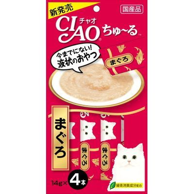 Rakuten - いなば　CIAO　チャオ　ちゅ〜る　猫　まぐろ　4本　ちゅーる　チュール　＜4901133716577＞