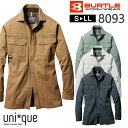 作業着 春夏 ワークウェア 長袖シャツ BURTLE バートル 8093 カジュアル ワークシャツ かっこいい おしゃれ かっこいい アウトドア 綿素材 コット...