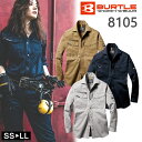 作業着 秋冬 ワークウェア 長袖シャツ BURTLE バートル 8105 ユニセックス 長袖 作業服 かっこいい ブルゾン ワークブルゾン メンズ レディス レ...