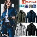 作業着 春夏 長袖 ブルゾン ワークウェア BURTLE バートル ジャケット 6211 作業服 長袖 男女兼用 エコ ライトツイル ストレッチ 制電 お揃い ...