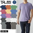 男女兼用 半袖 Tシャツ トライブレンド TCR-112 無地 綿 コットン 天竺 カジュアル TRUSS 4.4オンス インナー 柔らか 着心地 杢カラー ヘ...