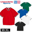 ユナイテッドアスレ 4.1オンス ドライアスレチック ルーズフィット ラインリブ Tシャツ 5927-01 UVカット 無地 半袖 ビッグシルエット ライブ メ...