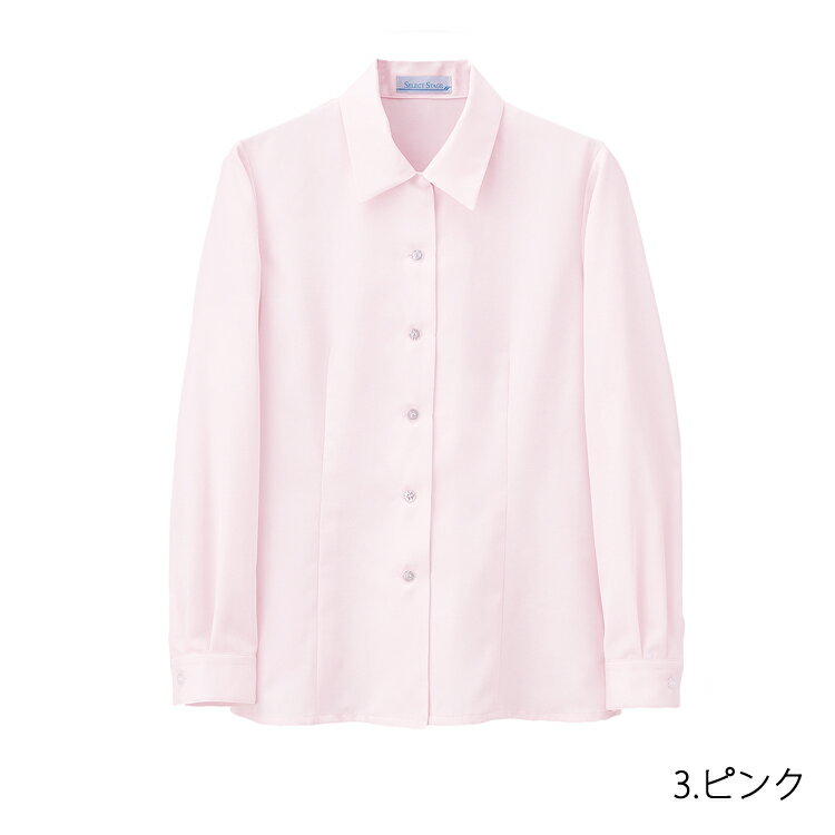 MIKATA レディース ブラウス オールシーズン オフィス 吸汗速乾 透け防止 UVカット 無地 制服 事務服 リクルート 就活 入社式 ミカタ E2301 無地 就活 リクルート 入学式 卒業式