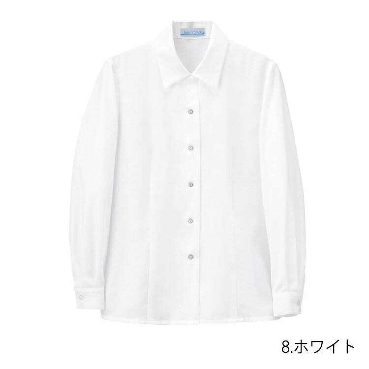 MIKATA レディース ブラウス オールシーズン オフィス 吸汗速乾 透け防止 UVカット 無地 制服 事務服 リクルート 就活 入社式 ミカタ E2301 無地 就活 リクルート 入学式 卒業式