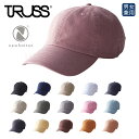 TRUSS newhattan キャップ ツイル ローキャップ 無地 1400 ユニフォーム おそろい スポーツ アウトドア 学校祭 文化祭 男女兼用 シンプル...