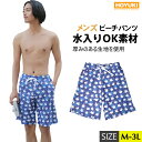 あす楽 メンズ水着 ビーチパンツ トランクス ハーフパンツ 小鳥柄 ワイルド 水濡れOK素材 カジュアル 短パン サーフパンツ men's M/L/LL 大きい...