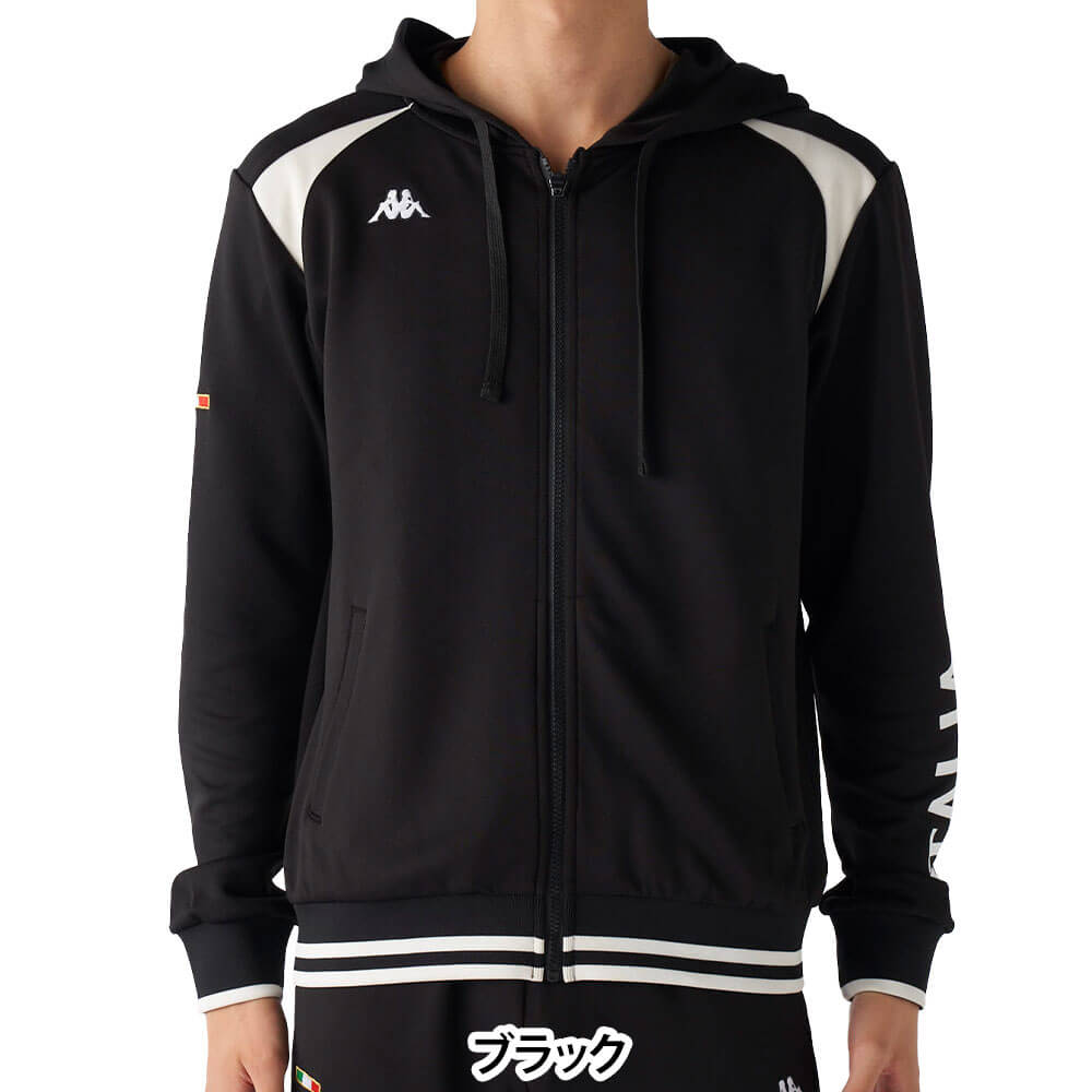 カッパ メンズ ダンボールスウェット 長袖 フルジップ パーカー 635-407 ゴルフウェア [2025年秋冬モデル]