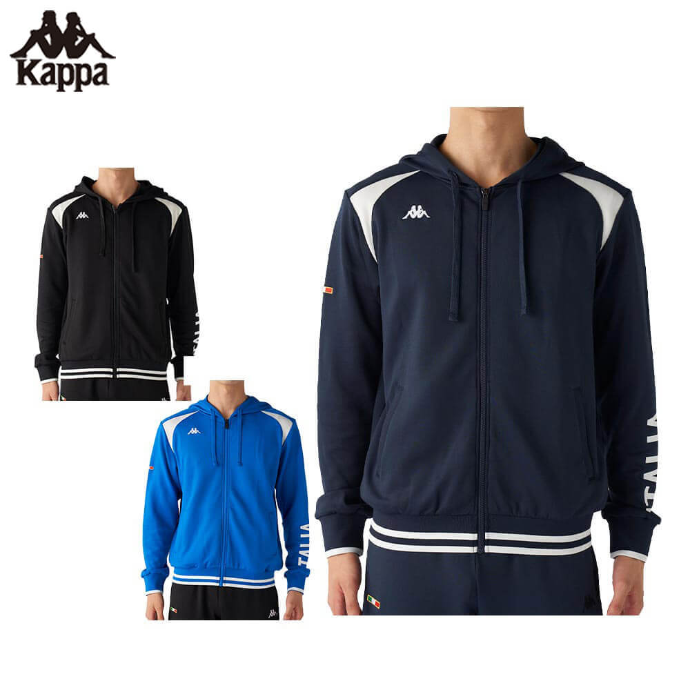 カッパ メンズ ダンボールスウェット 長袖 フルジップ パーカー 635-407 ゴルフウェア [2025年秋冬モデル]