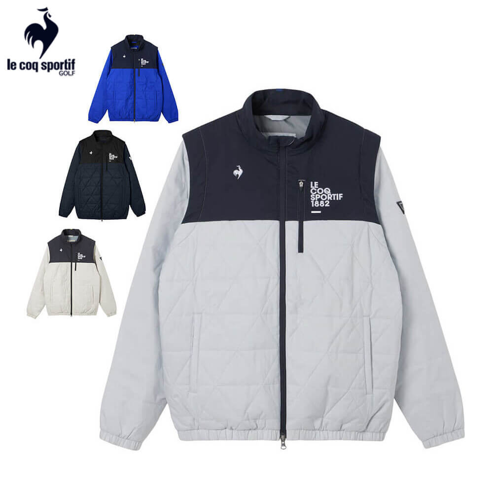 ルコック メンズ ヒートナビ 中綿 2WAY ブルゾン LG5FWB50M ゴルフウェア [2025年秋冬モデル]
