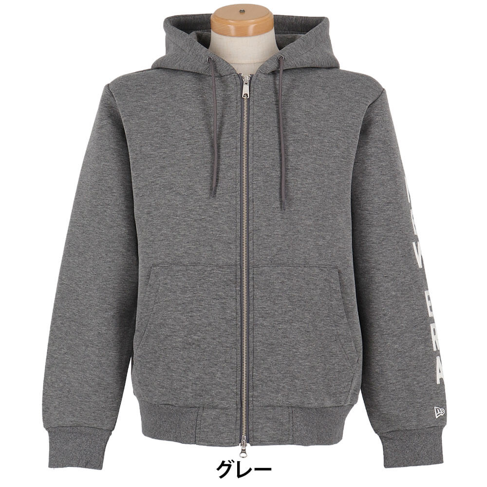 【ブラックフライデー♪全品10％割引クーポン先行配布中！】　ニューエラ メンズ テックスウェット 長袖 フルジップ フーディー ゴルフウェア [2025年秋冬モデル]