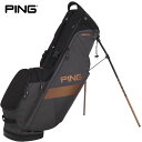 PING ピン メンズ HOOFER LITE フーファーライト 軽量スタンドモデル キャディバッグ 181 33880-102 GRAPHITE/BLACK/CANYONCOPPER [2018年モデル]　[有賀園ゴルフ]