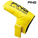 PING ピン FIDLOCK フェデロック パターカバー ブレードタイプ HC-P192 34543-03 YELLOW　[有賀園ゴルフ]