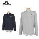 【全品P5倍以上♪ 5500円で送料無料♪ 最大3000円OFFクーポン♪ (7/13 9:59まで)】Jリンドバーグ メンズ ロゴプリント 長袖 ポロシャツ 071-21915 ゴルフウェア [2019年秋冬モデル 50％OFF] 特価　【あす楽対応】 [有賀園ゴルフ]