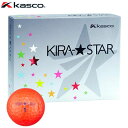 キャスコ KIRA STAR キラスター2 ゴルフボール 1ダース （12球入り） レッド　【あす楽対応】 その1