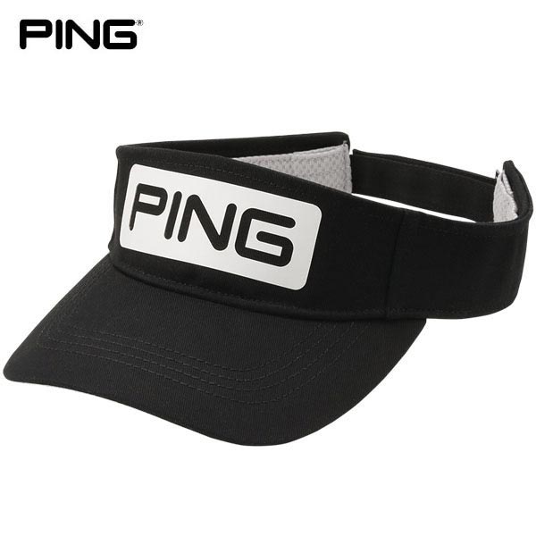 ピン PING ピン メンズ CANDY BAR VISOR キャンディバーバイザー HW-U205 35342-02 Black ゴルフウェア　[有賀園ゴルフ]