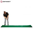 ODYSSEY オデッセイ 10' PUTTING MAT 10フィート パッティングマット 0700215001301 高品質でリアルなグリーンを再現した10フィート（約304cm）×2フィート（約60cm）パッティングマット。 くぼんだカップへ向かって傾斜が付いており、打つべき振り幅を意識して繰り返しパッティング練習に取り組んで頂けます。 マットの下に敷いて傾斜を付けるフォームウェッジも付属します。 収納も折り目やしわが付きづらくフラットに保ちます。 サイズ 約304×60cm ※生産時期により予告なくデザインが変更となる場合があります。 商品在庫につきまして 在庫管理システム連動により、当店が運営する複数ショッピングサイトと共有の設定になっております。 数分間隔での在庫情報更新になりますのでご注文のタイミングによりましては、設定に誤差が生じる場合があります。 その際にはご案内をさせて頂きますので予めご了承願います。 【日本正規品 odyssey トレーニング用品 パターマット 練習用マット】