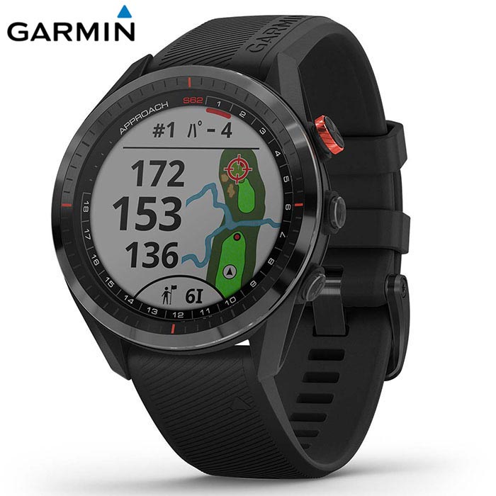 Garmin ガーミン Approach アプローチ S62 エス62 010-02200-20 ブラック　【あす楽対応】 [有賀園ゴルフ]