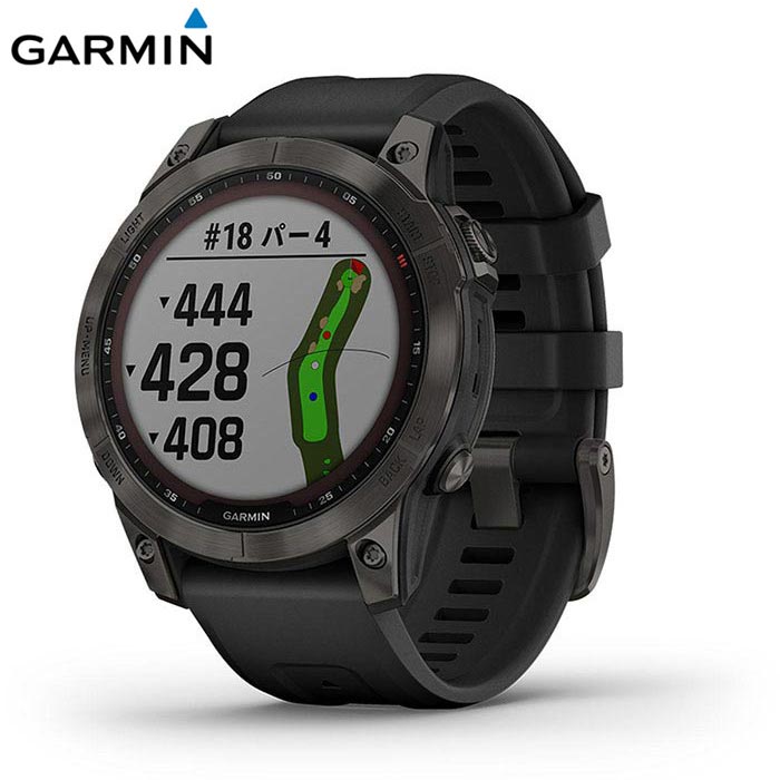 Garmin ߥ fenix 7 ե˥å 7 ե ǥ奢ѥ 01002540-29 Ti Carbon Gray DLC / Blackڤб [ͭॴ]