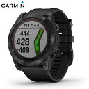 Garmin ガーミン fenix 7X フェニックス 7X サファイア デュアルパワー 01002541-43 Ti Black DLC / Black　【あす楽対応】 [有賀園ゴルフ] その1