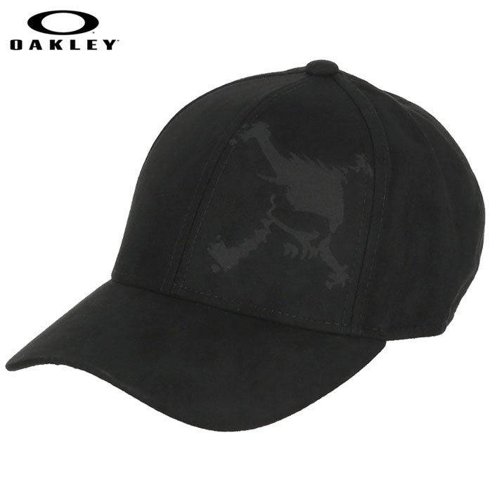 【エントリーで全品P10倍以上！】(9/11 1:59まで) オークリー メンズ SKULL EDGING CAP 22.0 キャップ FOS901149 02E ブラックアウト ゴルフウェア [2022年秋冬モデル]　【あす楽対応】 [有賀園ゴルフ]