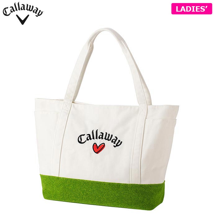 キャロウェイ 【土日も休まず営業！】キャロウェイ レディース LOVE CALLAWAY Shibaful TOTE ラブキャロウェイ×Shibaful トートバッグ SS 23 JM 5923172 グリーン [2023年モデル]　【あす楽対応】 [有賀園ゴルフ]