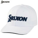ダンロップ SRIXON スリクソン メンズ ツアープロモデル キャップ SMH3130X ホワイトネイビー ゴルフウェア [2023年モデル]　[有賀園ゴルフ]