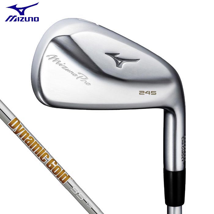 ミズノ Mizuno Pro 245 ミズノプロ245 アイアン 6本セット ＃5〜9 PW ダイナミックゴールド95 スチールシャフト [2024年モデル] [有賀園ゴルフ]