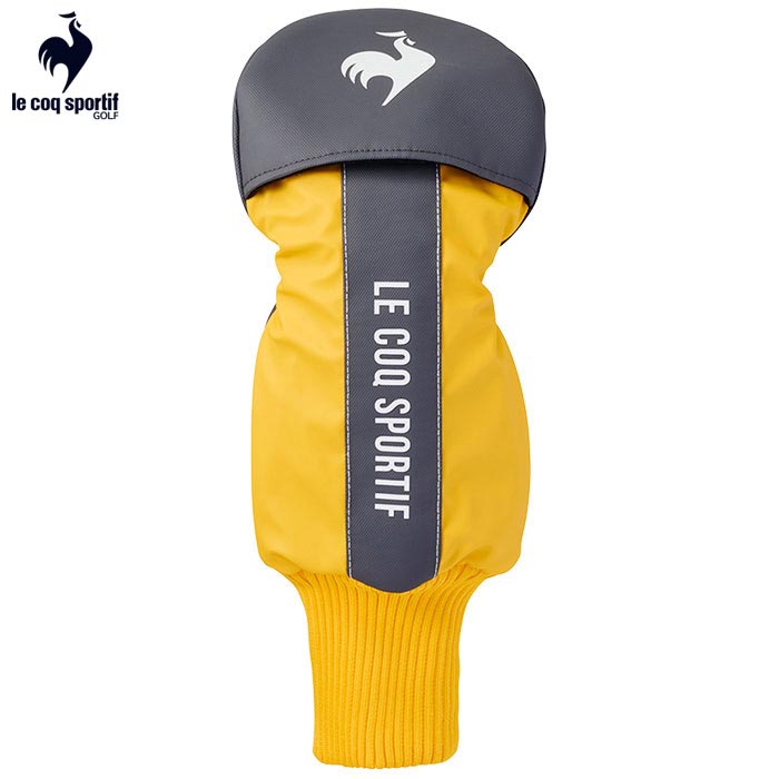 【最短当日出荷】ルコック メンズ カラーブロック ドライバー用 ヘッドカバー QQBWJG00 YL00 イエロー [2023年モデル]　[有賀園ゴルフ]