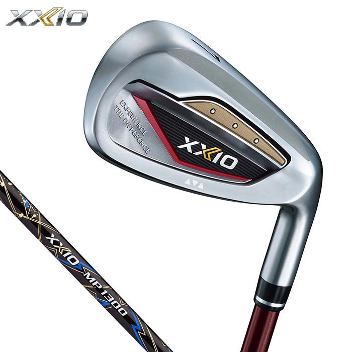 ダンロップ メンズ XXIO ゼクシオ 13 アイアン レッド 5本セット （＃6〜9 PW） MP1300 カーボンシャフト 2024年モデル 有賀園ゴルフ