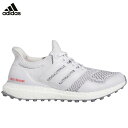 アディダス ユニセックス ULTRABOOST GOLF ウルトラブースト スパイクレス ゴルフシューズ LIJ26 IF0323 ダッシュグレー/ダッシュグレー/プリラブドスカーレット [2024年モデル] 　【あす楽対応】 [有賀園ゴルフ]