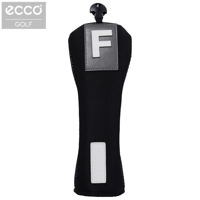ECCO エコー フェアウェイウッド用 ヘッドカバー ECF004 BK ブラック [2024年モデル]