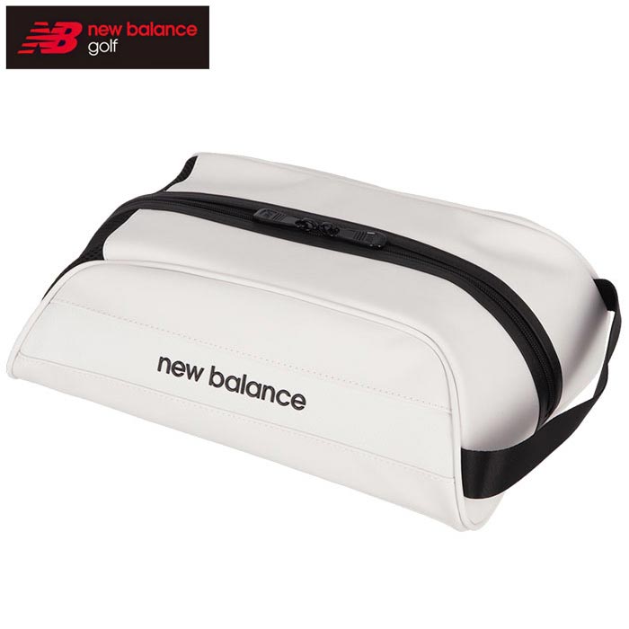 【全品P10倍＋まとめ買い最大10％OFFクーポン♪】4/17 9:59まで　ニューバランス ユニセックス WORLD マットPU×エンボスPU シューズバック 012-4984017 030 ホワイト　[有賀園ゴルフ]