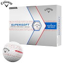 キャロウェイ SUPERSOFT SPLATTER 360 スーパーソフト スプラッター360 ゴルフボール 1ダース（12球入り） レッド 2024年モデル 有賀園ゴルフ