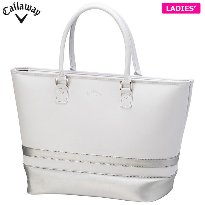 キャロウェイ 【土日も休まず営業！】キャロウェイ レディース UPTOWN TOTE アップタウン トートバッグ 24 JM 5924072 ホワイト [2024年モデル]　【あす楽対応】 [有賀園ゴルフ]