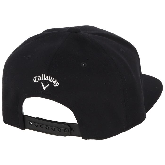 キャロウェイ レディース モチーフ刺繍 フラットブリム キャップ C23291208 1010 ブラック ゴルフウェア [秋冬モデル 62％OFF] 特価