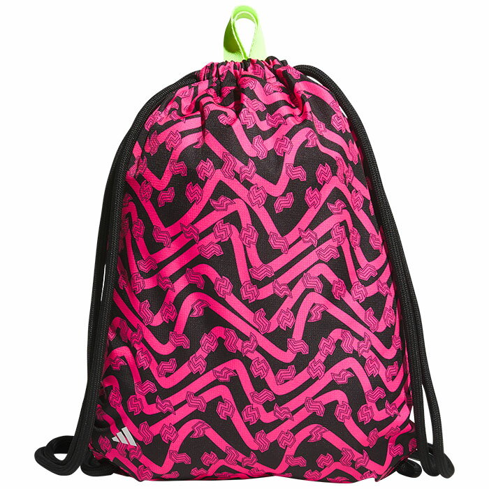 アディダス ユニセックス コードカオス シューズサック KWS99 JG6325 ルシッドピンク/ルシッドレモン [2024年モデル]