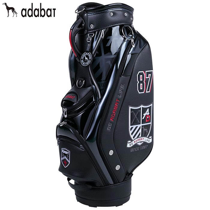 アダバット メンズ フラッグシップモデル キャディバッグ ABC432 BK ブラック [2025年モデル]