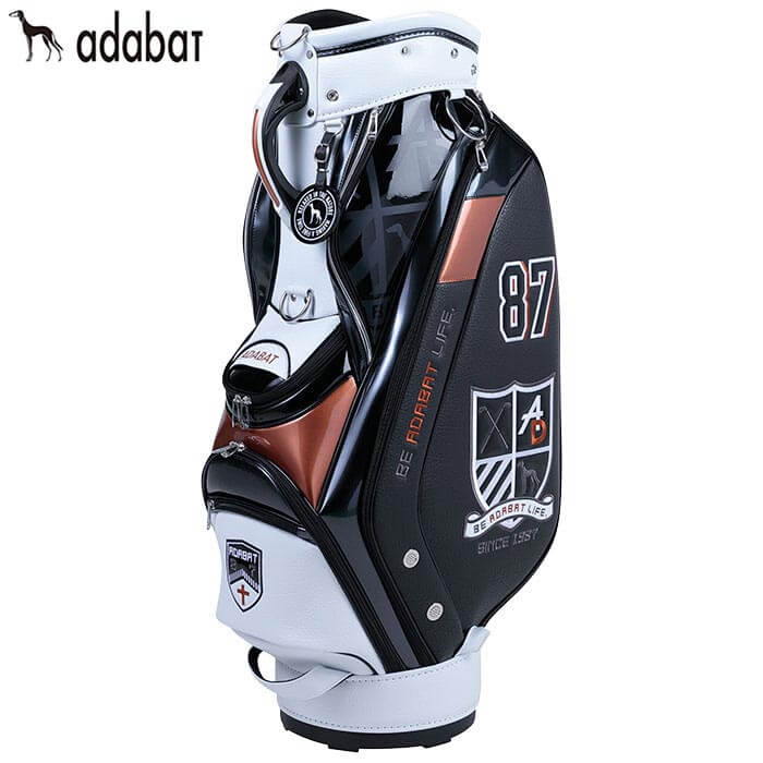 アダバット メンズ フラッグシップモデル キャディバッグ ABC432 WB ホワイト/ブラック [2025年モデル]